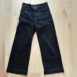 Pilcro Dark Wide-Leg Jeans